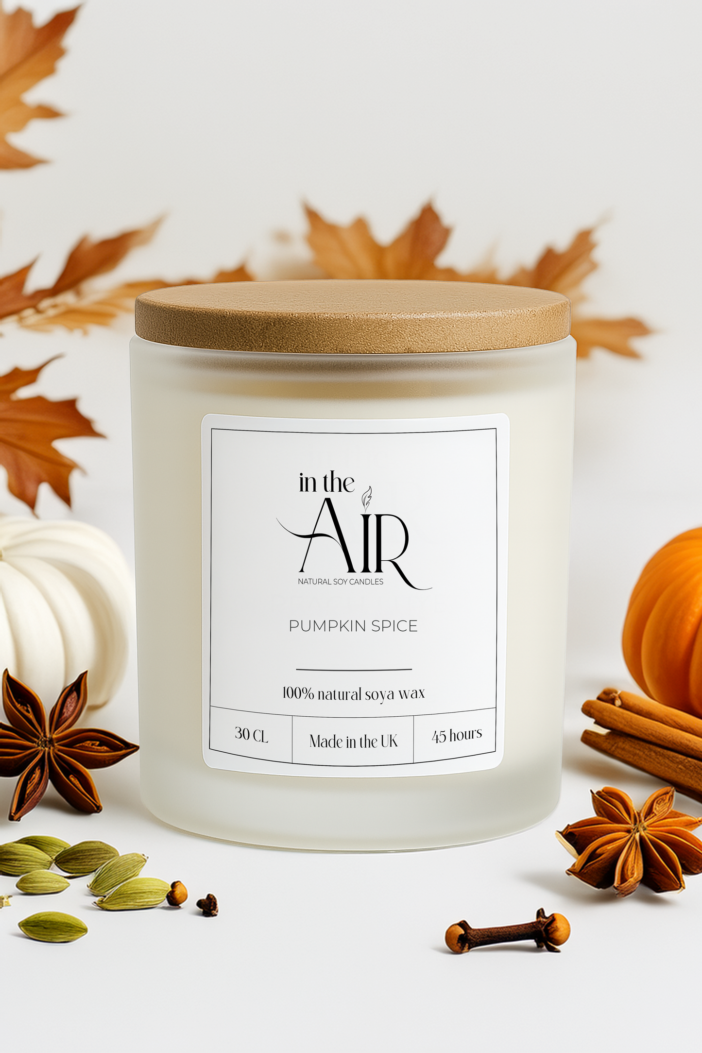 Pumpkin Spice Scented Soy Candle 260g
