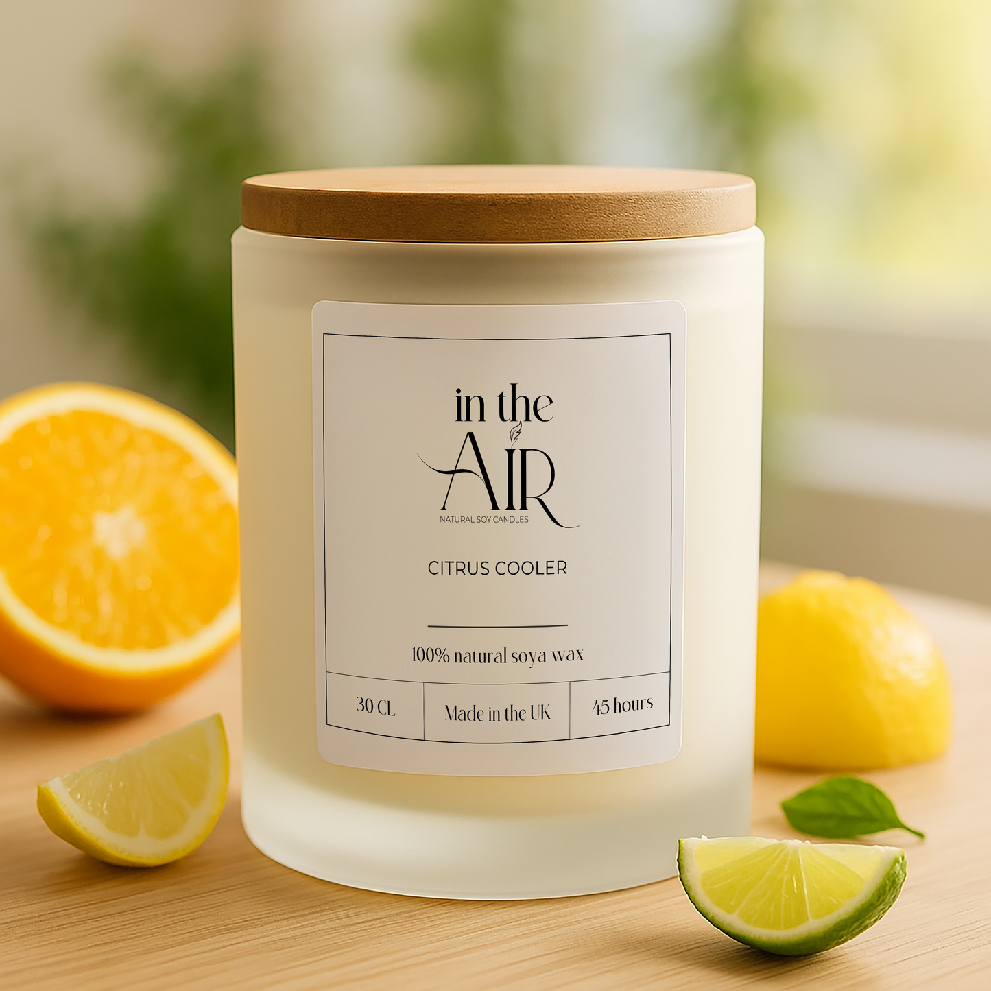 Citrus Cooler Scented Soy Candle 260g