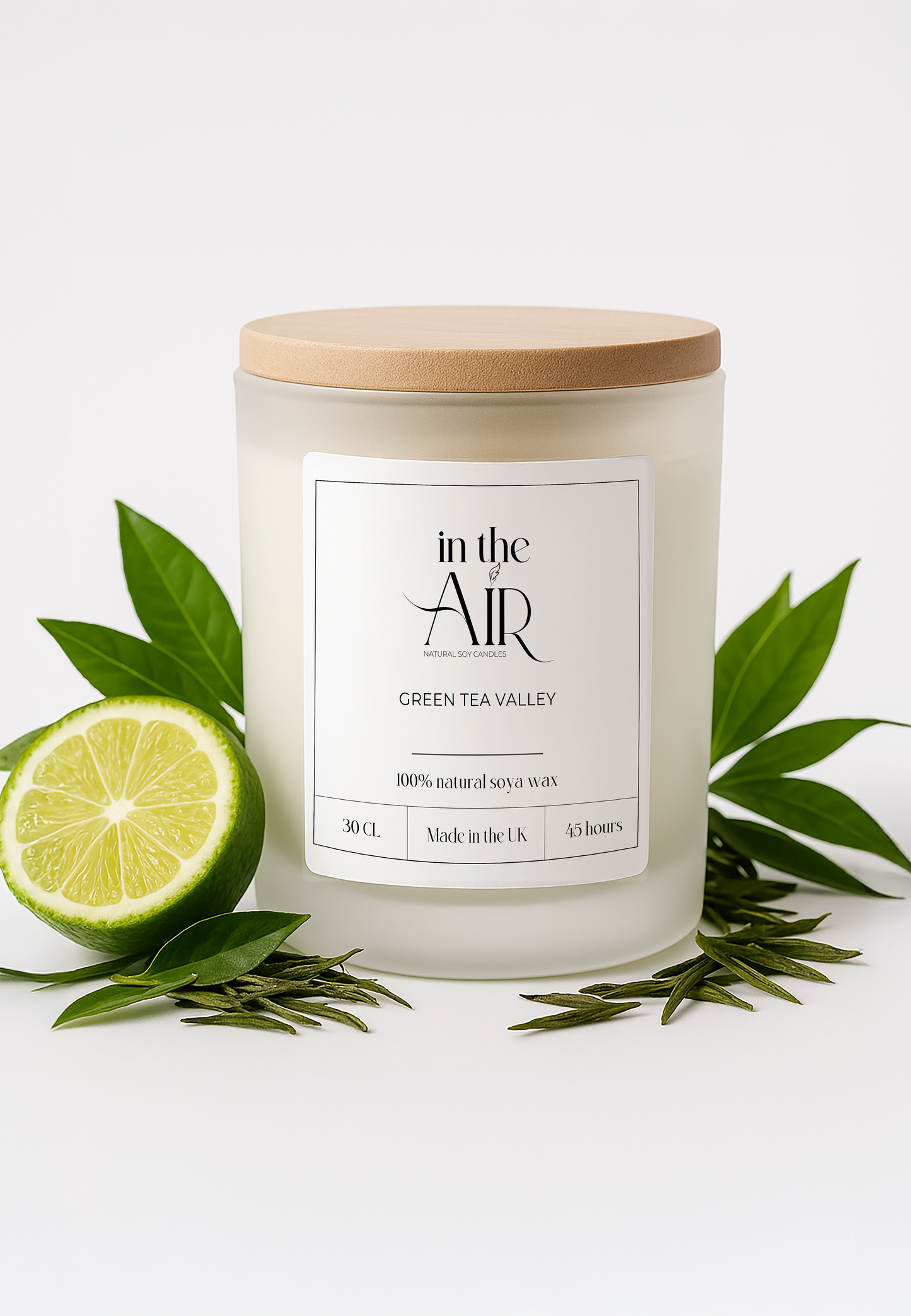 Green Tea Valley Scented Soy Candle 260g