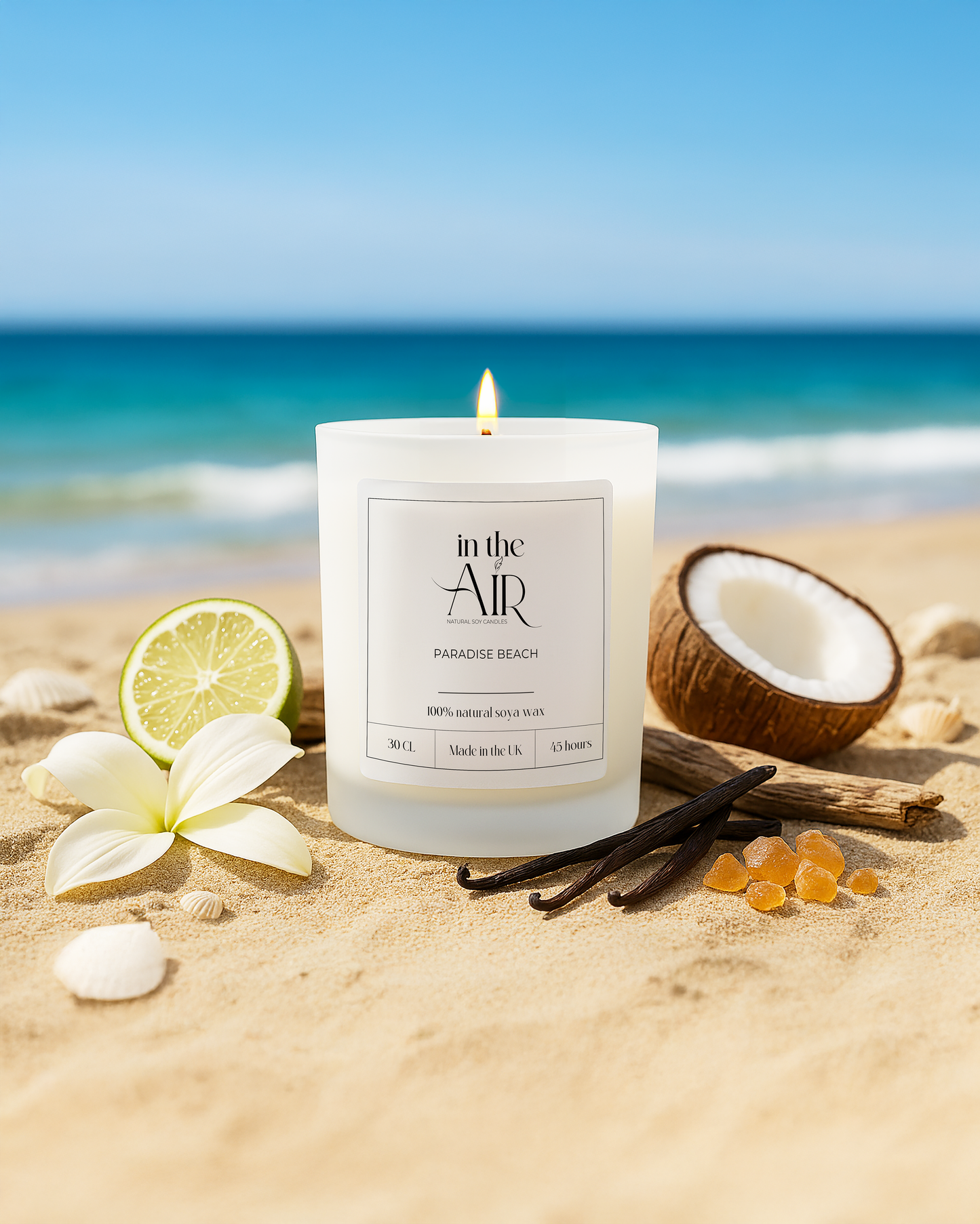 Paradise Beach Scented Soy Candle 260g