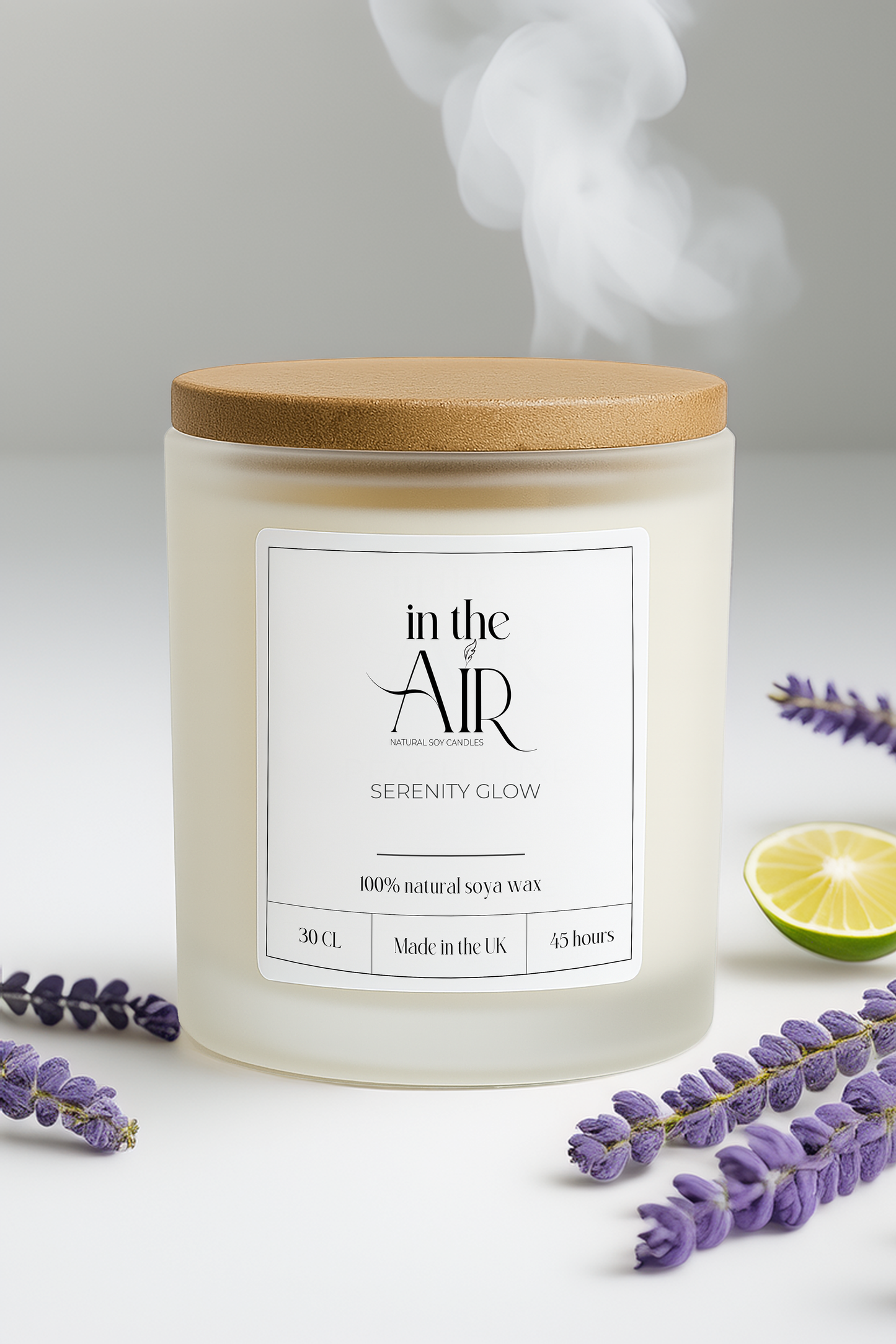 Serenity Glow Scented Soy Candle 260g