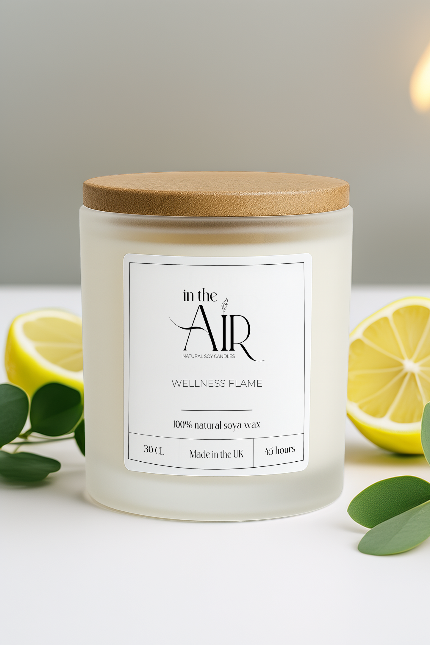 Wellness Flame Scented Soy Candle 260g