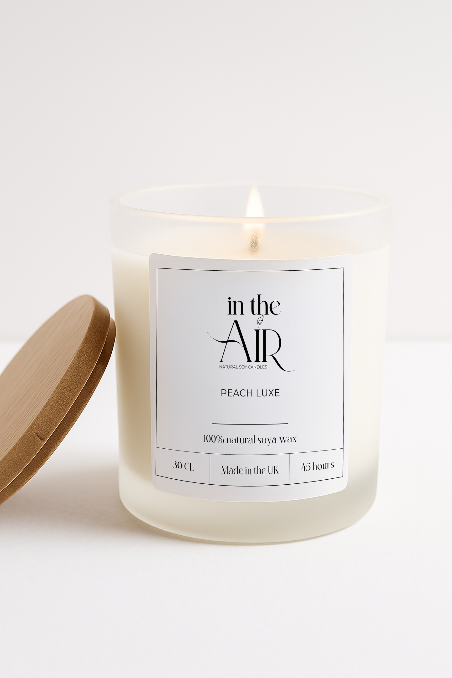 Peach Luxe Scented Soy Candle 260g