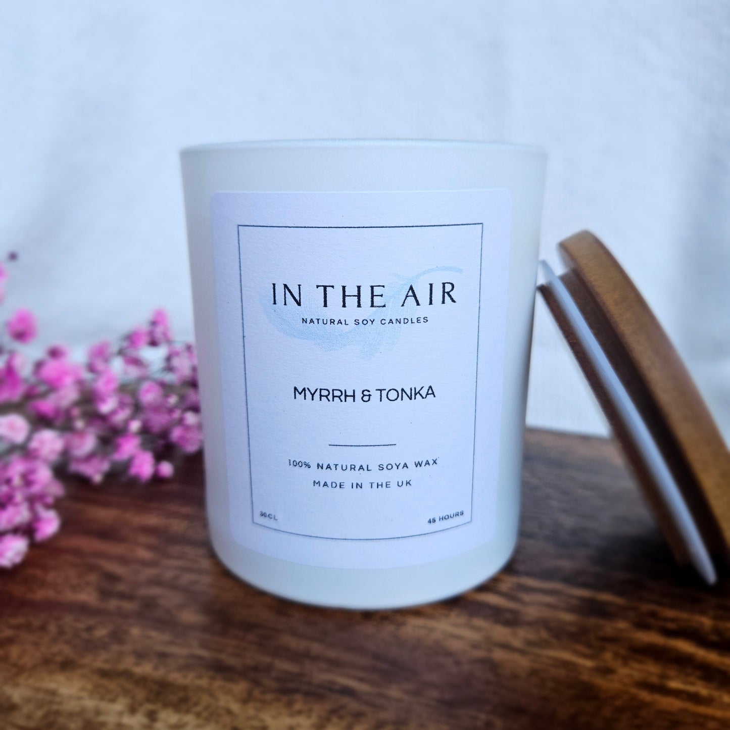 Myrrh & Tonka Candle | Warm, Rich & Spiced | 100% Soy Wax | 45h Burn Time