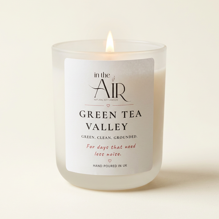Green Tea Valley Soy Candle