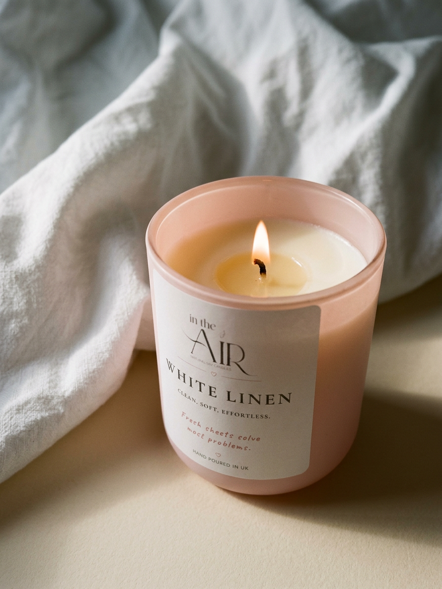 White Linen Soy Candle