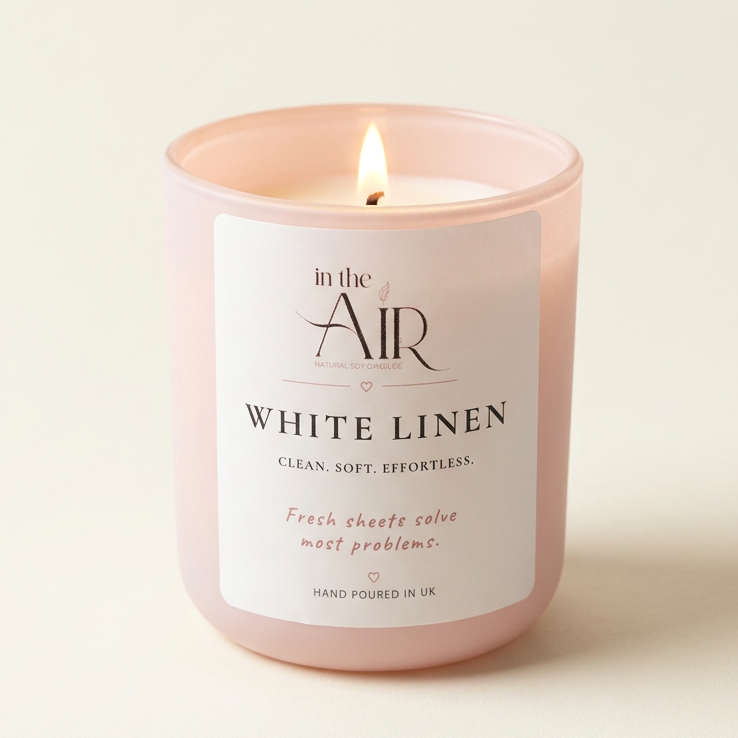 White Linen Soy Candle