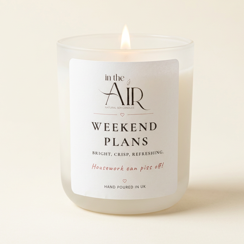 Weekend Plans Soy Candle