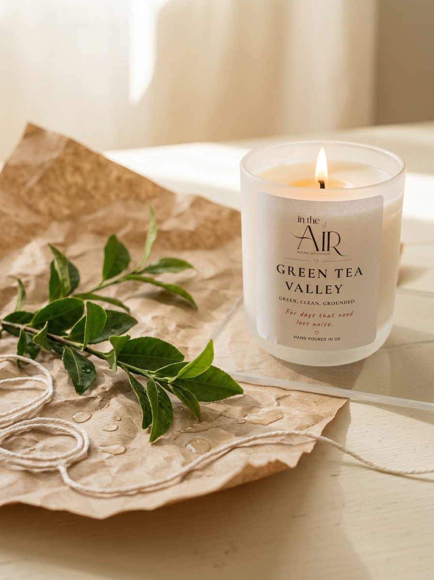 Green Tea Valley Soy Candle