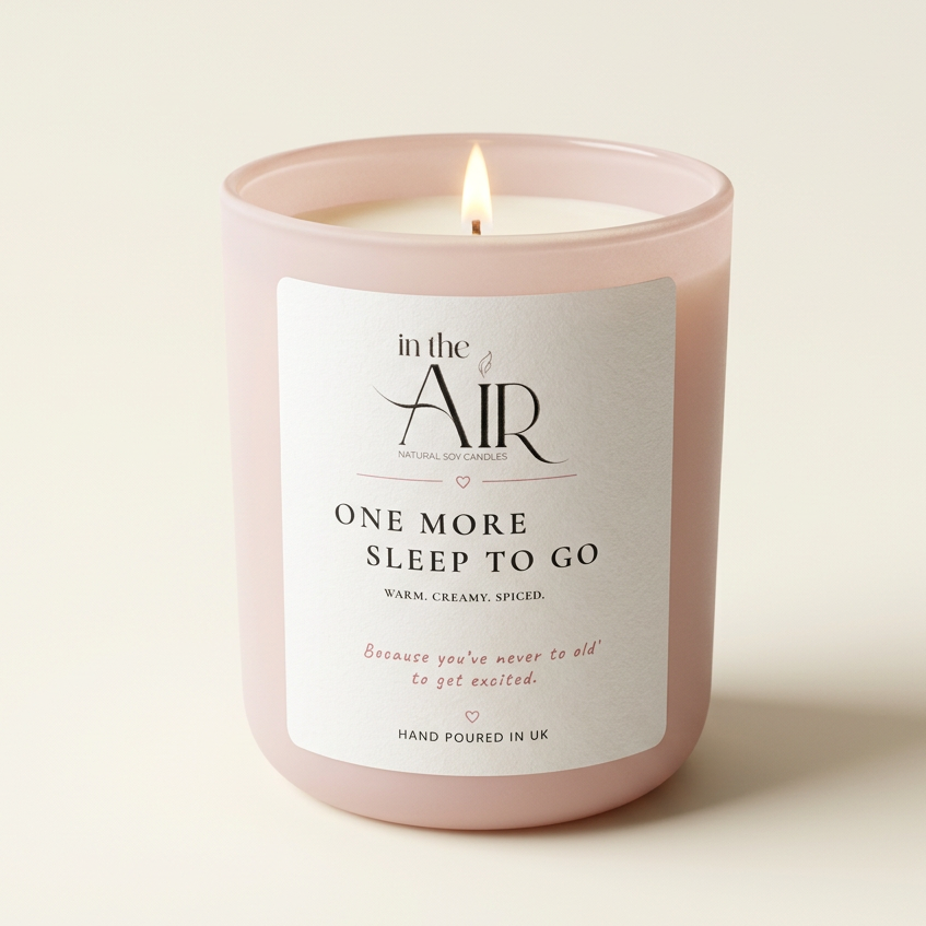 One More Sleep to Go Soy Candle