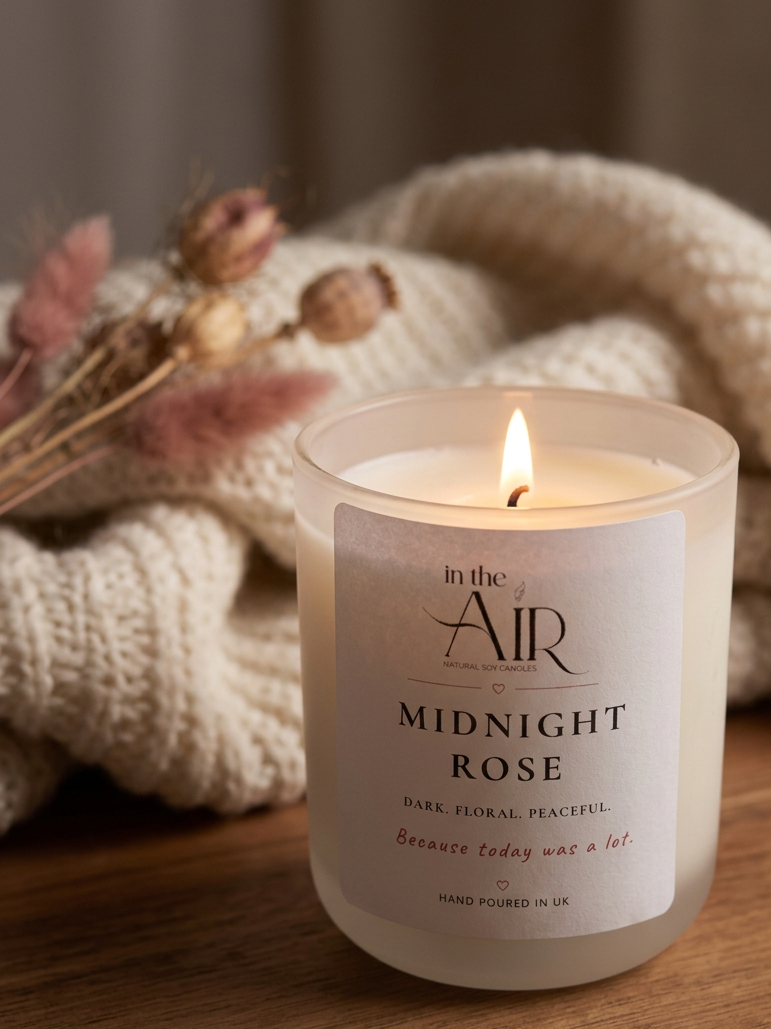 Midnight Rose Soy Candle