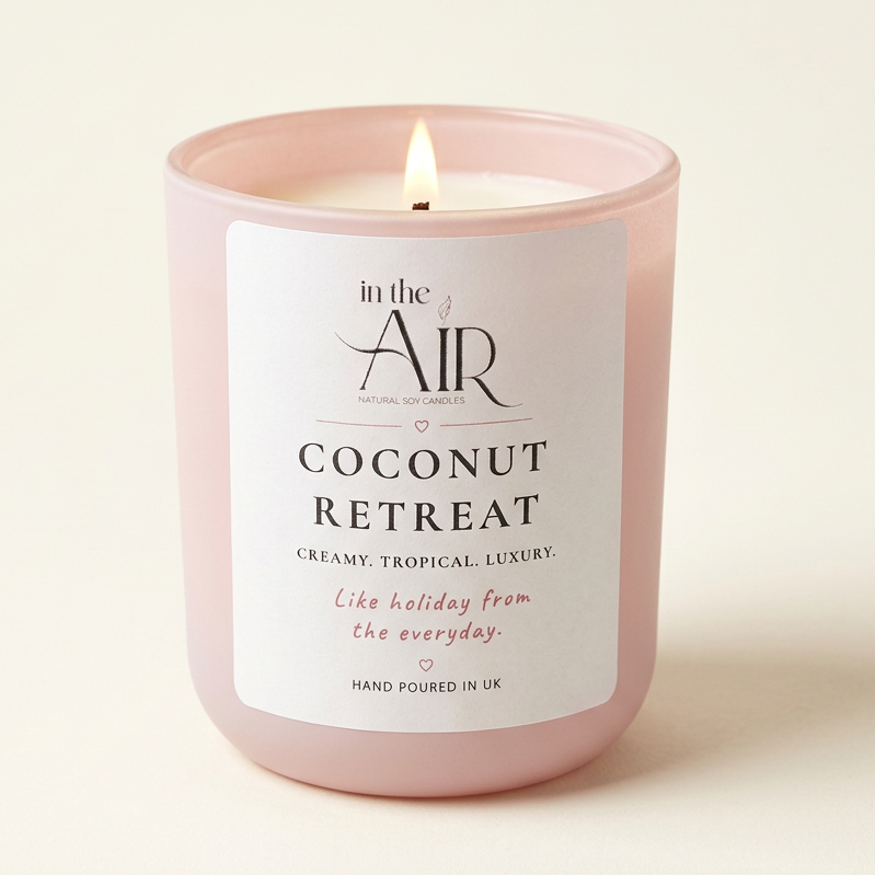 Coconut Retreat Soy Candle