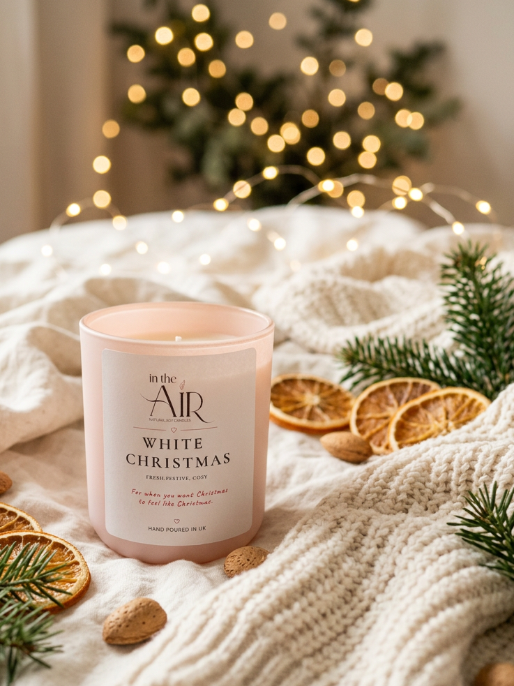 White Christmas Soy Candle