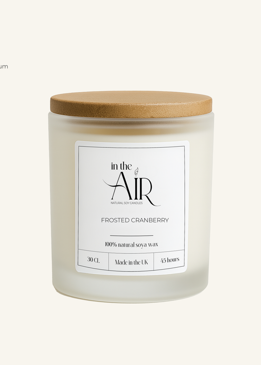 Frosted Cranberry Luxury Soy Candle