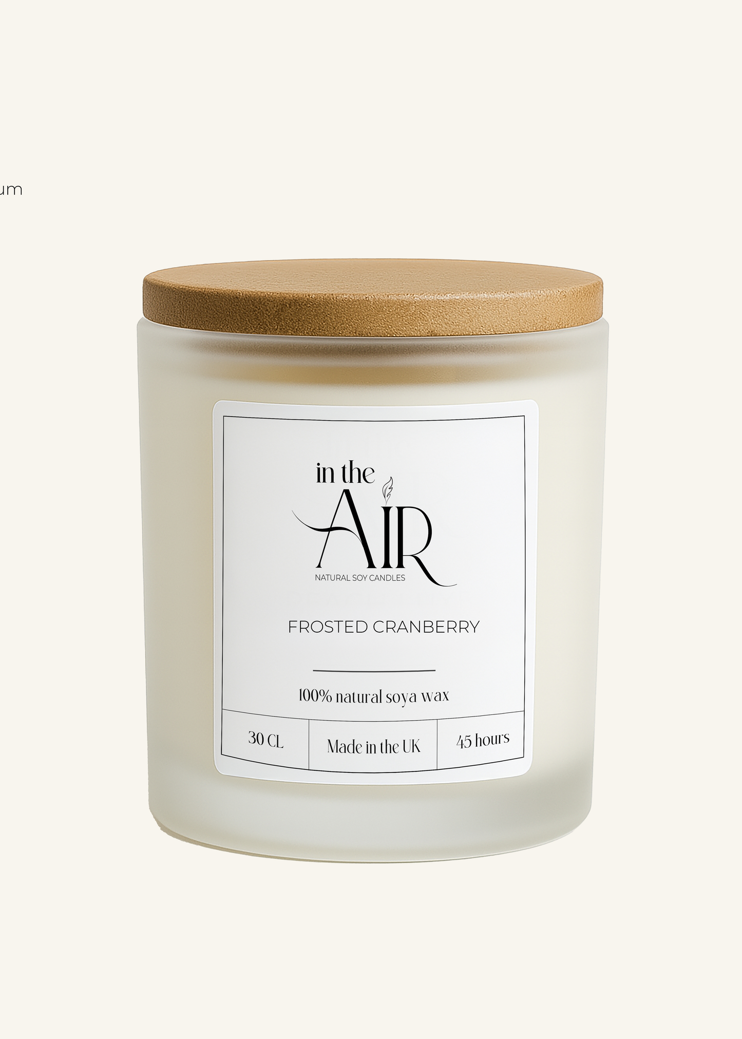 Frosted Cranberry Soy Candle