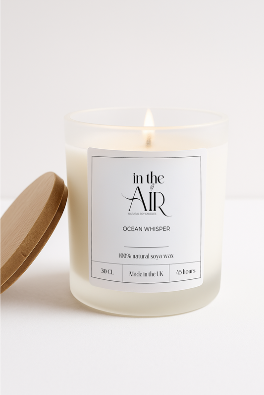 Ocean Whisper Scented Soy Candle 260g