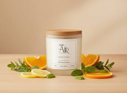 Charge & Glow Luxury Soy Candle