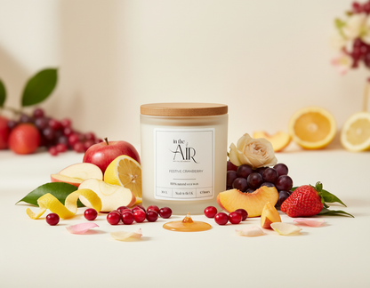 Festive Cranberry Luxury Soy Candle