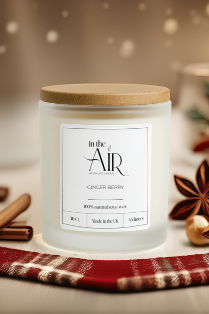 Ginger Berry Soy Scented Candle 260 g