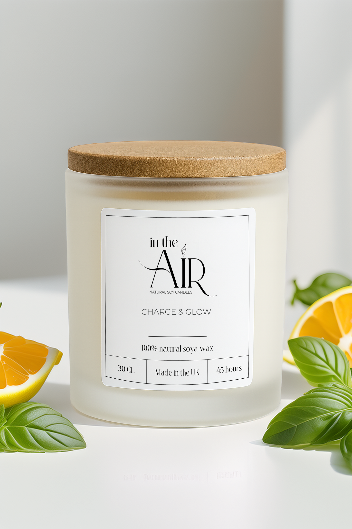 Charge & Glow Soy Scented Candle 260g