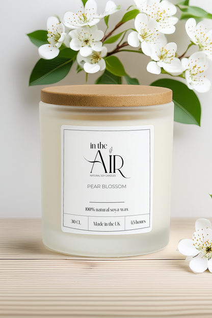 Pear Blossom Scented Soy Candle 260g
