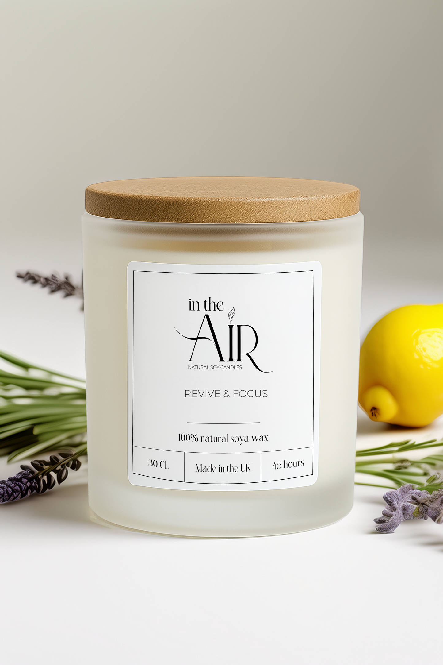 Revive & Focus Scented Soy Candle 260g