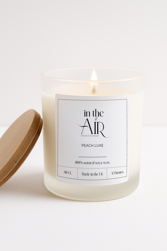 Peach Luxe Scented Soy Candle 260g