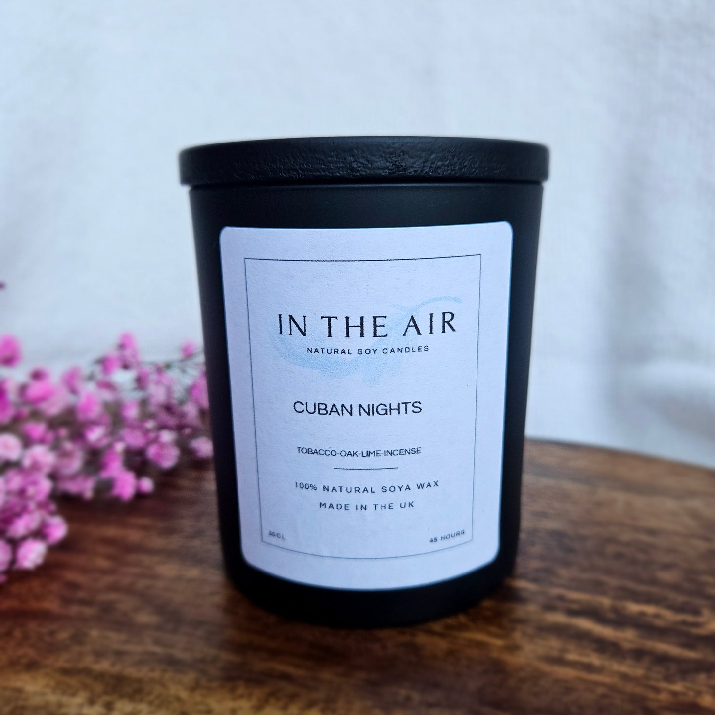 Cuban Nights Candle | Tobacco, Oak & Cognac | 100% Soy Wax | 45h Burn Time