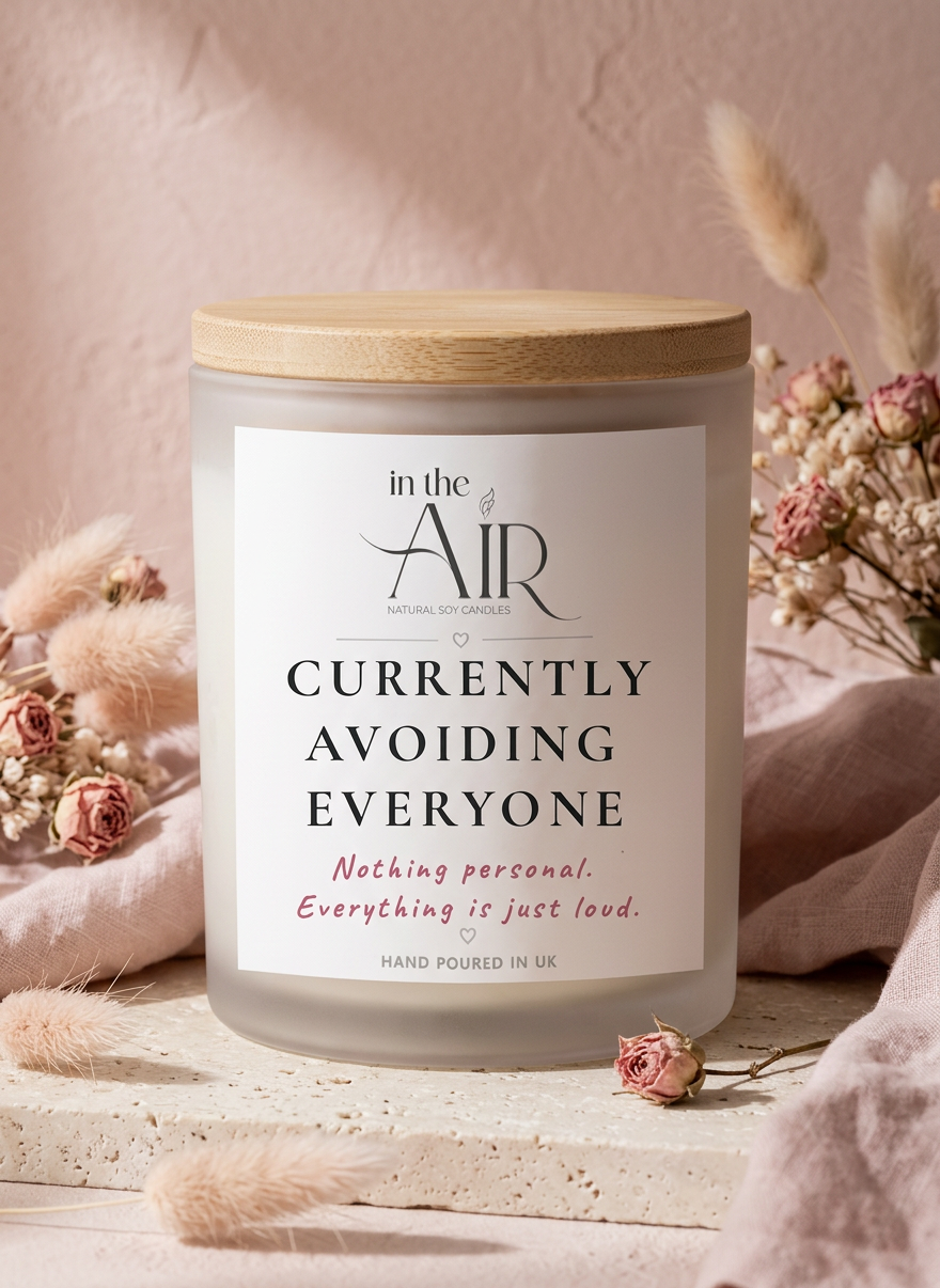 Currently Avoiding Everyone Candle