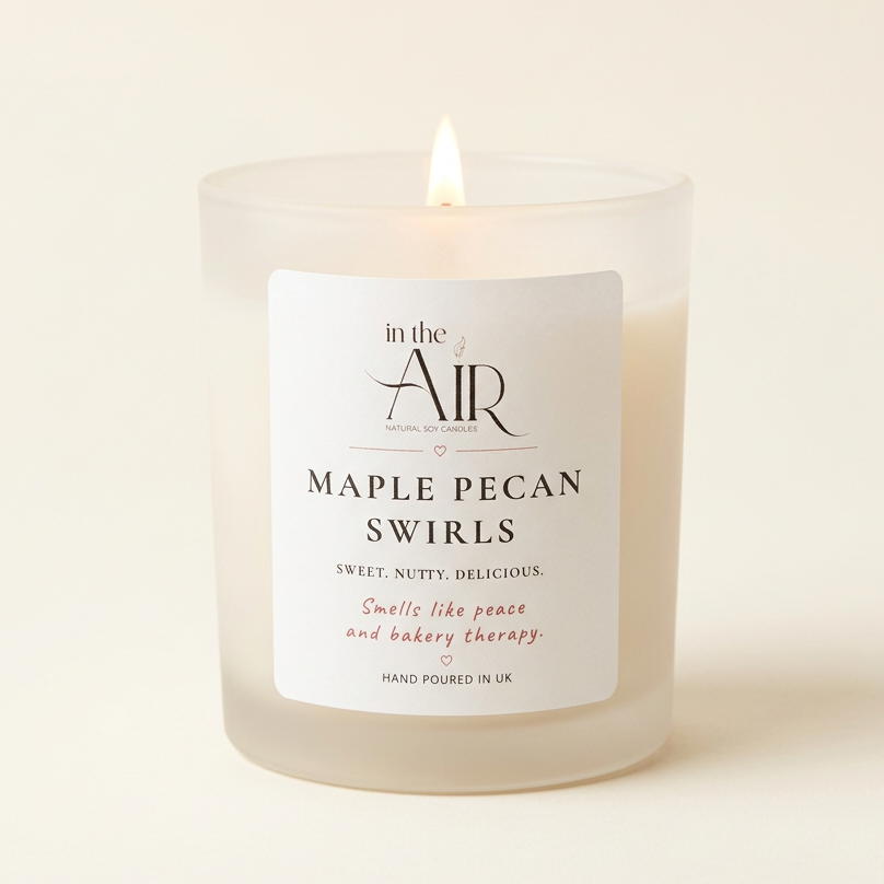 Maple Pecan Swirls Soy Candle