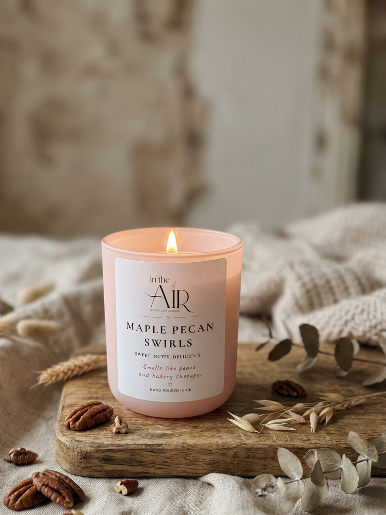 Maple Pecan Swirls Soy Candle