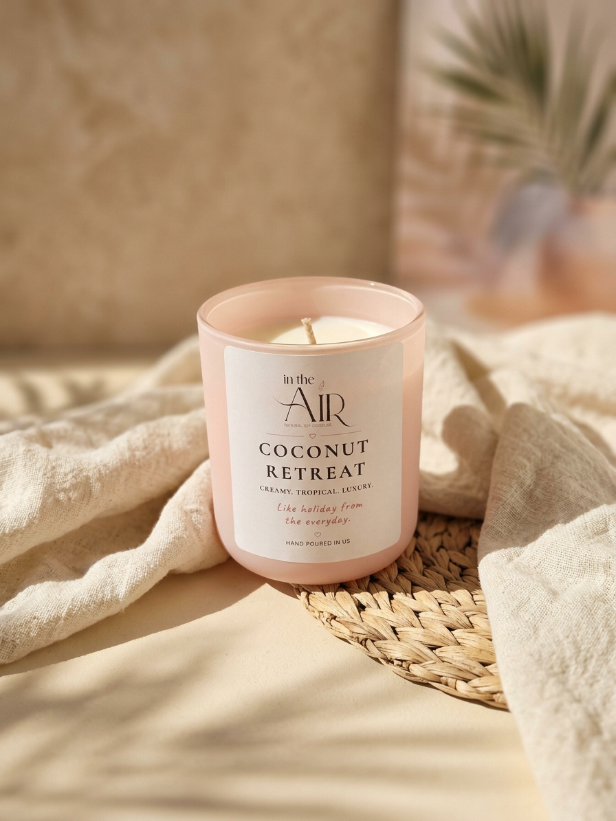 Coconut Retreat Soy Candle