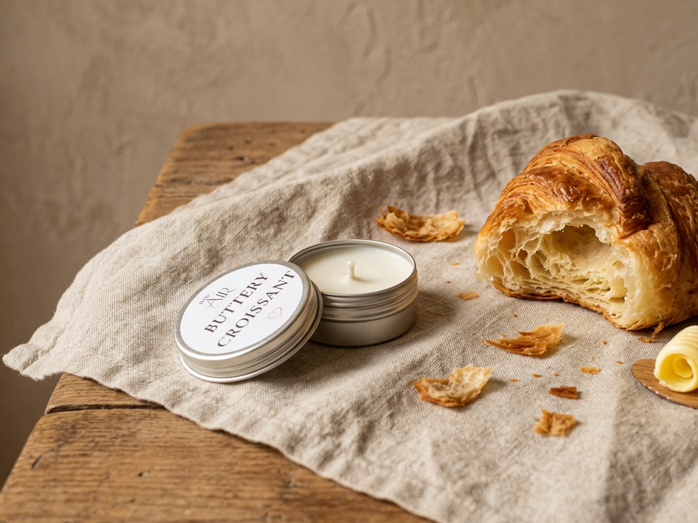 Buttery Croissant – 10g Soy Candle Sample
