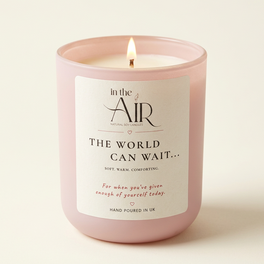 The World Can Wait Soy Candle