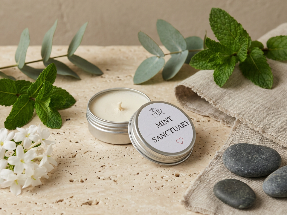 Mint Sanctuary – 10g Soy Candle Sample
