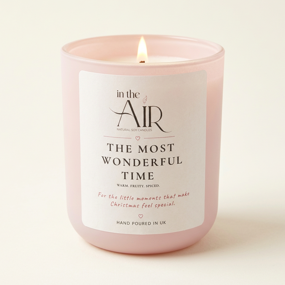 The Most Wonderful Time Soy Candle