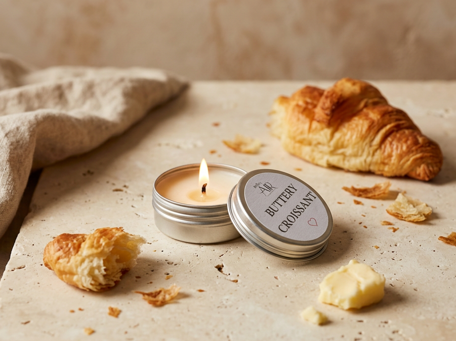 Buttery Croissant – 10g Soy Candle Sample