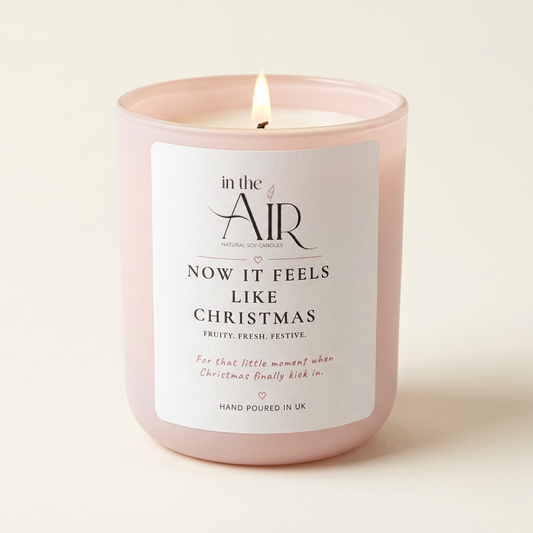 Now it Feels Like Christmas Soy Candle