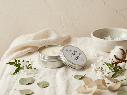 Clean Cotton – 10g Soy Candle Sample