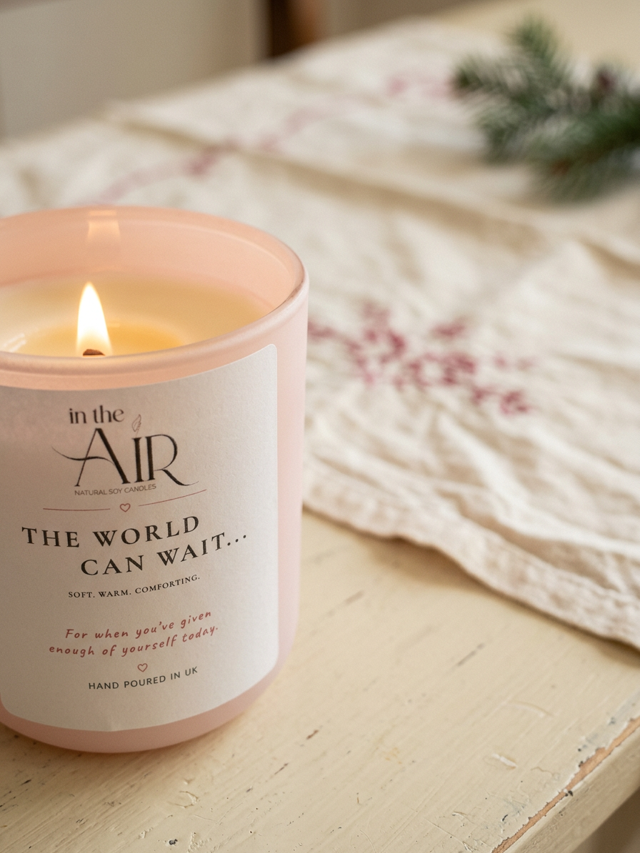The World Can Wait Soy Candle