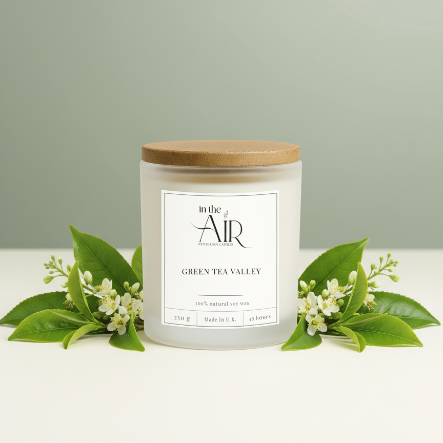 Green Tea Valley Soy Candle