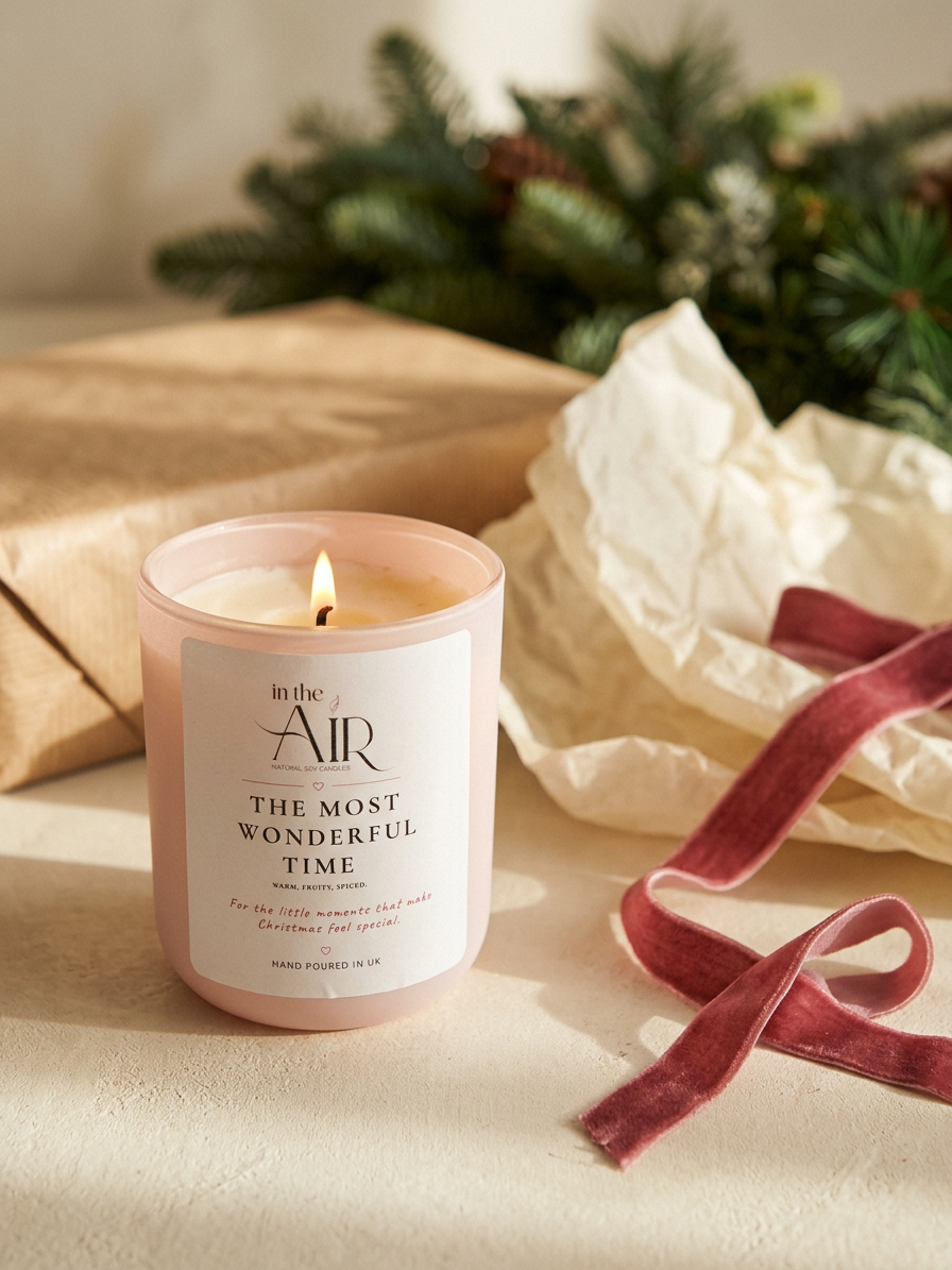 The Most Wonderful Time Soy Candle
