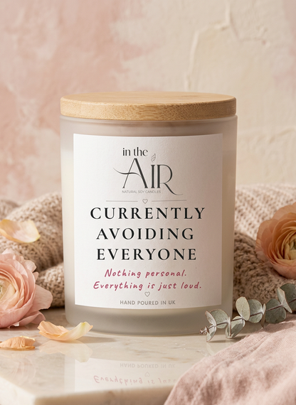 Currently Avoiding Everyone Candle
