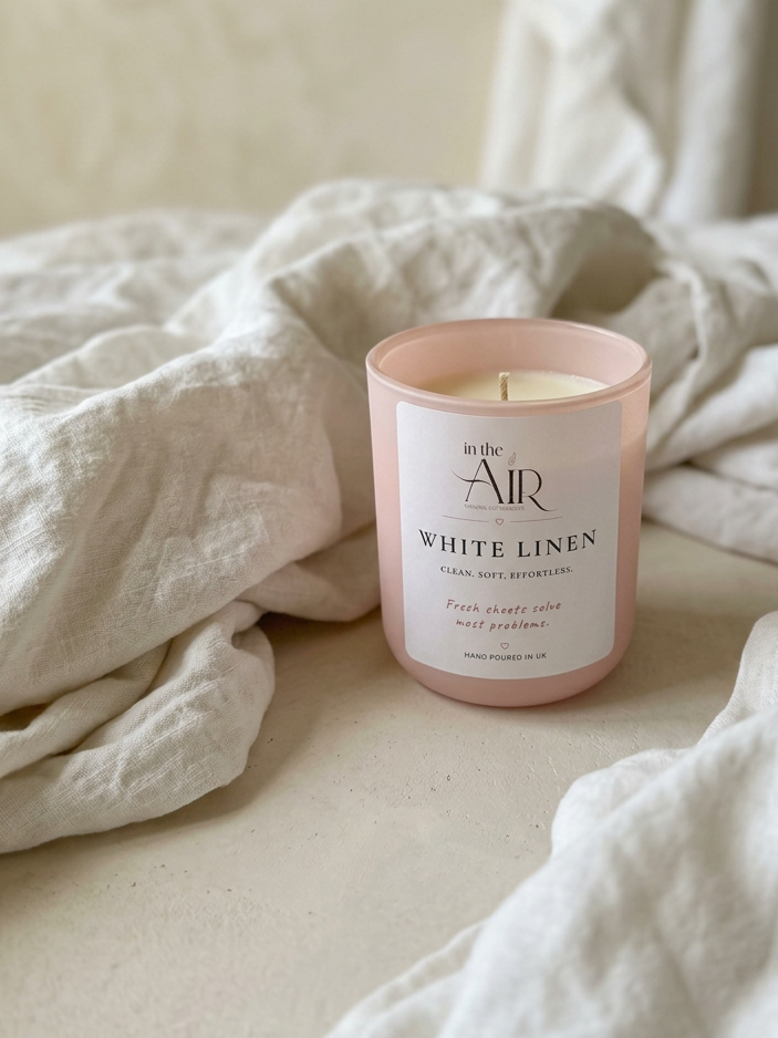 White Linen Soy Candle