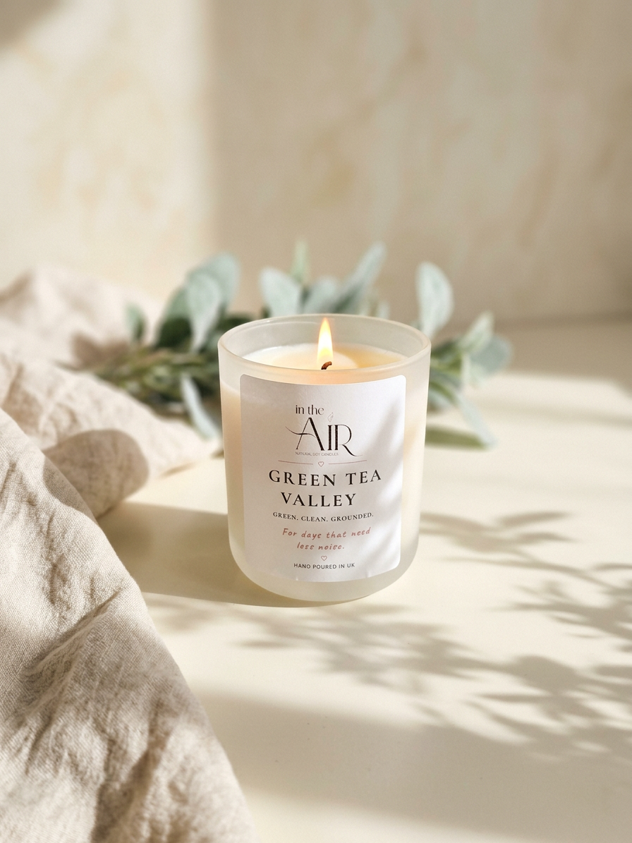 Green Tea Valley Soy Candle